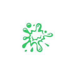 slime with green elements slime