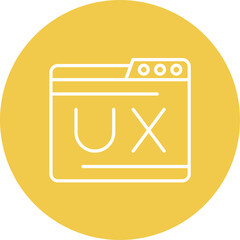 Ux Line Icon