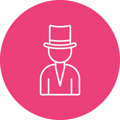 Magician Line Icon