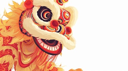 Chinese Lion Dance Card Design