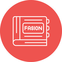 Fashion Book Line Icon