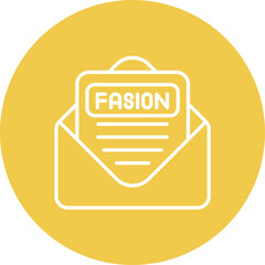 Fashion Newsletter Line Icon
