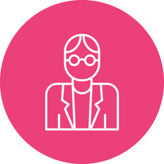 Senior Models Line Icon