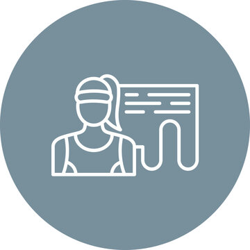 recommend clip art: Aquathlon Line Icon