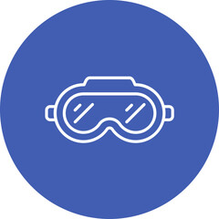 Goggles Line Icon