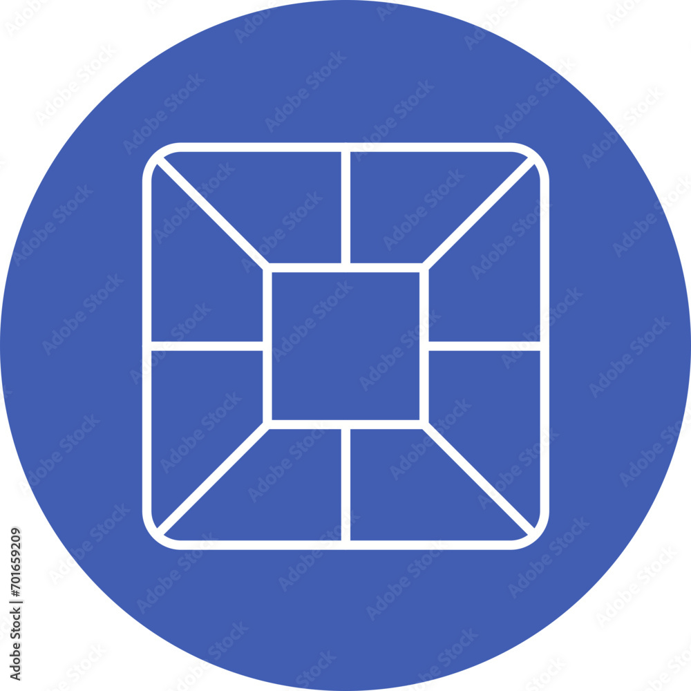 Poster scalability line icon