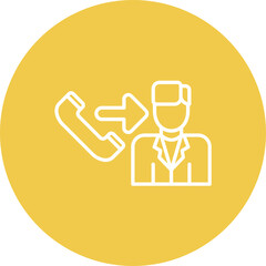 Contacting Candidates Line Icon