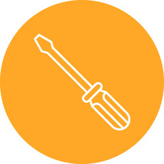 Screwdriver Line Icon