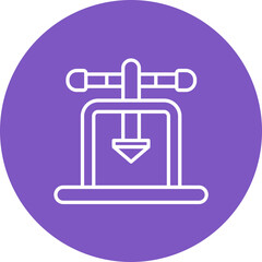 Flaring Tool Line Icon