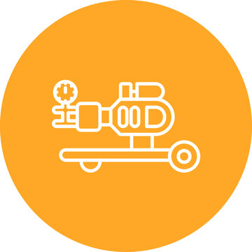 Water Jetter Line Icon