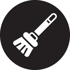 broom glyph icon