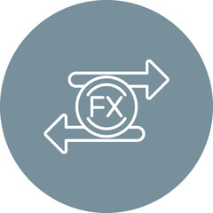 Obraz premium Forex Line Icon