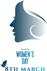 Women Day 8 April  Vector vector illustration for international women's day
