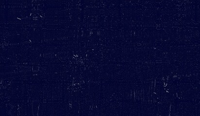 Grunge detailed texture on blue background