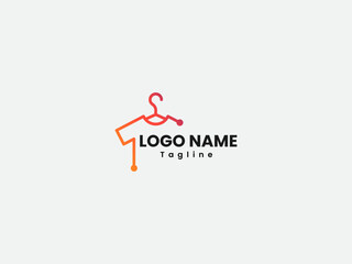 Clothing logo. Colorful t-shirt shop logo design. t-shirt design. Premium and colorful template. Clothing business. Dress shopping. Cloth shop