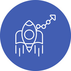 Growth Hacking Line Icon