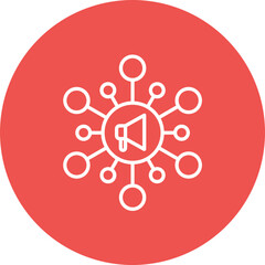 Viral Content Line Icon