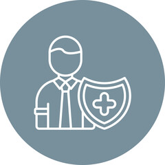 Health Safety Line Icon