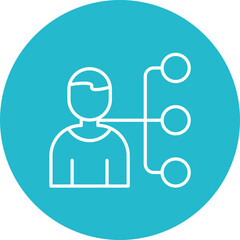 Manager Line Icon
