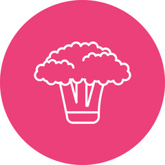 Broccoli Line Icon