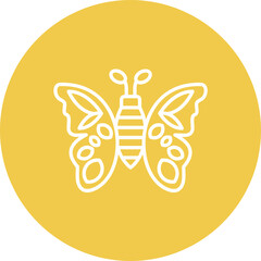 Butterfly Line Icon