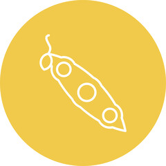 Peas Line Icon
