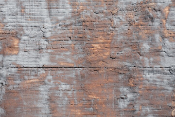 Grunge wall, stucco rough surface. Tawny and gray. Background or texture for design