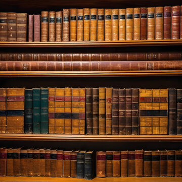 Old books in the library. library shelves with books. World Book Day banner. Illustration.