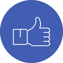 Thumbs Up Line Icon