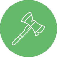 Hand Axe Line Icon