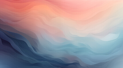Obraz premium Sunset Hues on Oceanic Waves : sunset gradient background 