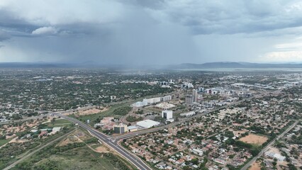 The Gaborone Central Business District (CBD) in Botswana, Africa