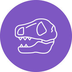 Animal Skull Line Icon