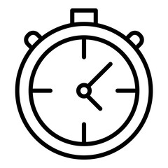 Stopwatch Icon Line icon