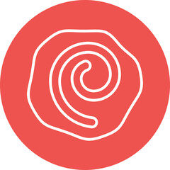 Rune Stones Line Icon