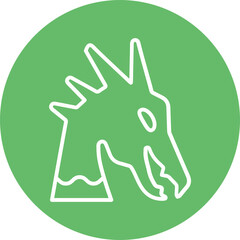 Ship Figurehead Line Icon