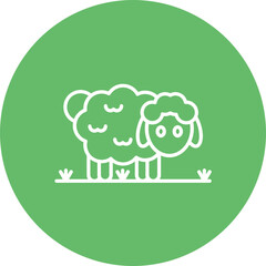 Sheep Line Icon