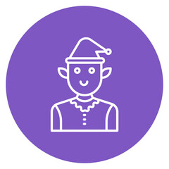 Elf Line Icon