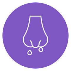 Nasal Cavity Line Icon