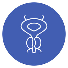 Prostate Line Icon