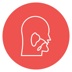 Salivary Glands Line Icon