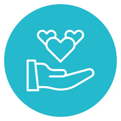 Compassion Line Icon