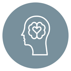 Emotional Intelligence Line Icon
