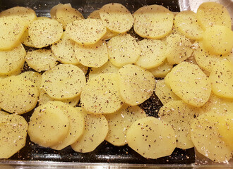 Bauernfrühstück Bratkartoffeln mit Speck und Ei