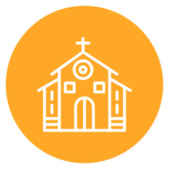 Church Line Icon
