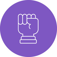 Fighting Spirit Line Icon