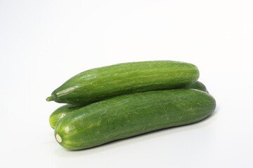 cucumber isolated on white background
