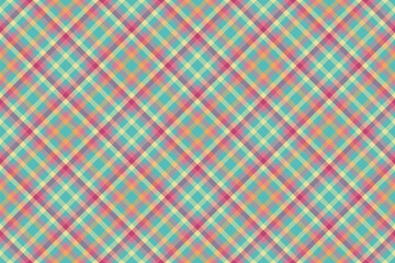 Pattern plaid check of vector seamless texture with a fabric background textile tartan.