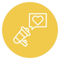 Obraz premium Kindness Line Icon