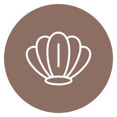 Clam Line Icon